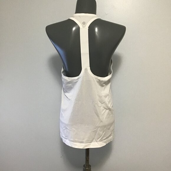 Lululemon Swiftly Tech T-Back White Size 8 - Picture 4 of 10